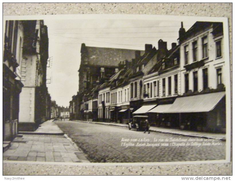 LA RUE DE SAINT OMER DANS TOUTE SA LONGUEUR - Aire Sur La Lys