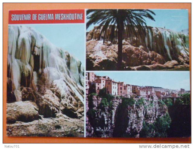 E1-Algerie-souvenir De Guelma Meskhoutine--multivues - Guelma