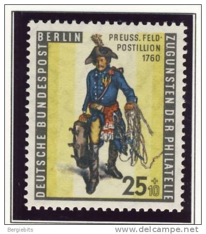 1955 Germany Berlin Complete MNH Stamp Day Postillion Set Of 1 Stamp - Ungebraucht