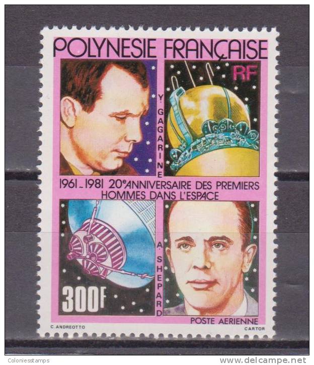 (SA1847) FRENCH POLYNESIA, 1981 (20th Anniversary Of The Manned Space Flight). Mi # 328. MNH** Stamp - Neufs