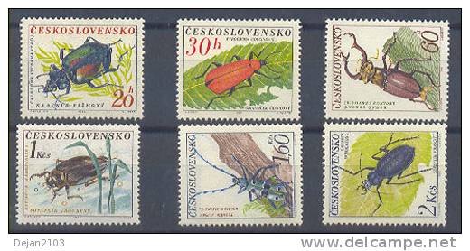 Czechoslovakia Insects 1962 MNH ** - Neufs