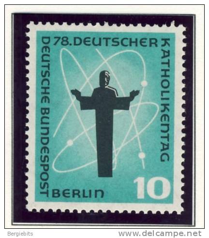 1958 Germany Berlin Complete MNH Katholic Day Set Of 2 Stamps - Unused Stamps