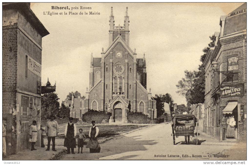 Bihorel  Eglise Et Place De La Mairie - Bihorel