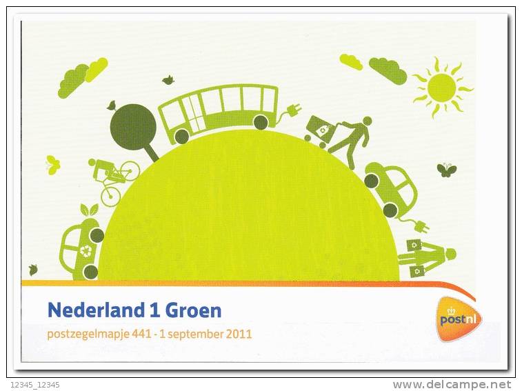 Nederland 2011, Postfris MNH, Folder 441,  The Environment - Unused Stamps