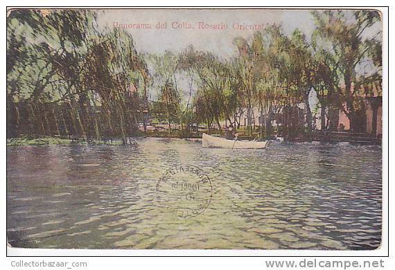 URUGUAY TARJETA POSTAL  ROSARIO DEL COLLA  Vintage Original Postcard Ca1900 Ak Cpa [WIN3_425] - Uruguay