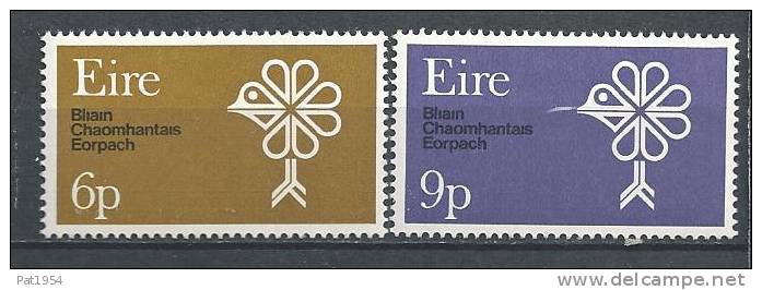 Irlande 1970 N°239/240 Neufs ** Conservation De La Nature - Nuevos