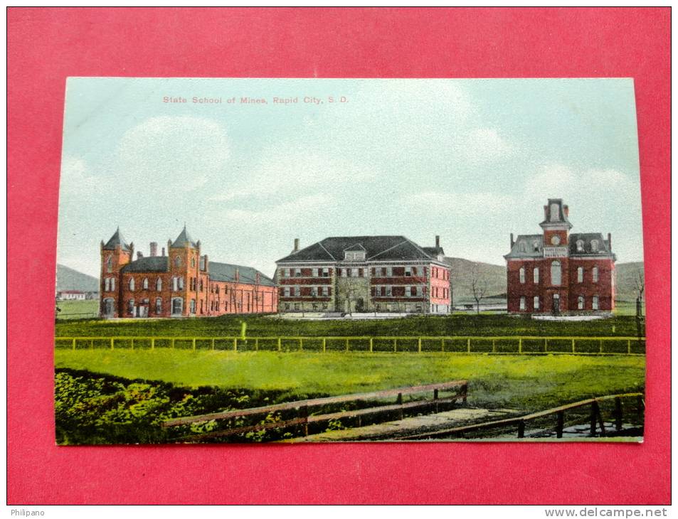 South Dakota > Rapid City  -- State School Of Mines  Ca 1910 =================  =======  Ref 697 - Rapid City