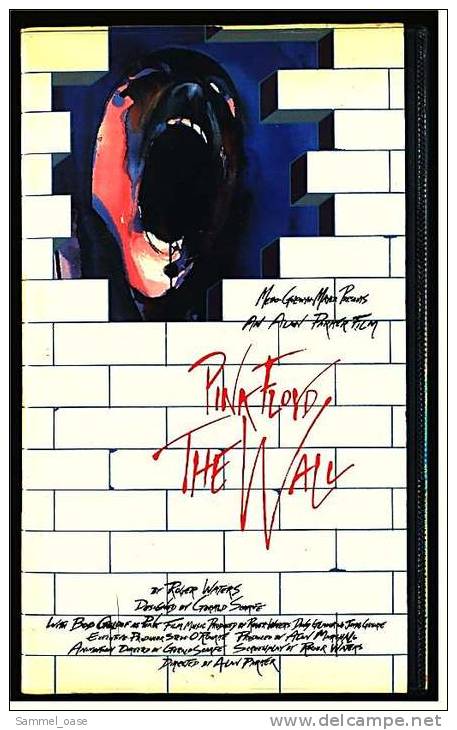 VHS Musikvideo  Pink Floyd  ,  The Wall  ,  Von 1982 - Concert & Music