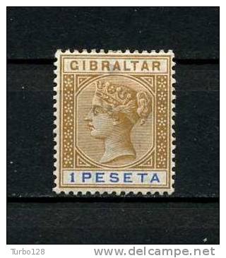 **GIBRALTAR 1895   N° 28  * Charnière Propre   TB.  Cote: 6.50 &euro; () - Gibilterra