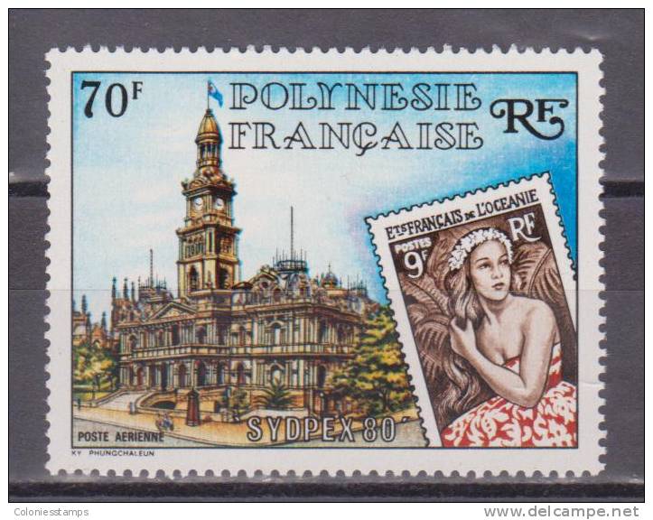 (SA0314) FRENCH POLYNESIA, 1980 (Philatelic Exhibition SYDPEX'80, Sydney, Australia). Mi # 313. MNH** Stamp - Ongebruikt