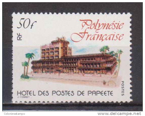 (SA0301) FRENCH POLYNESIA, 1980 (Opening Of The New Post Office In Papeete). Mi # 308. MNH** Stamp - Unused Stamps