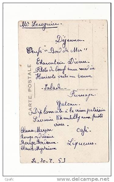 Carte 1940 Signée André Bermond : Femme - Bermond