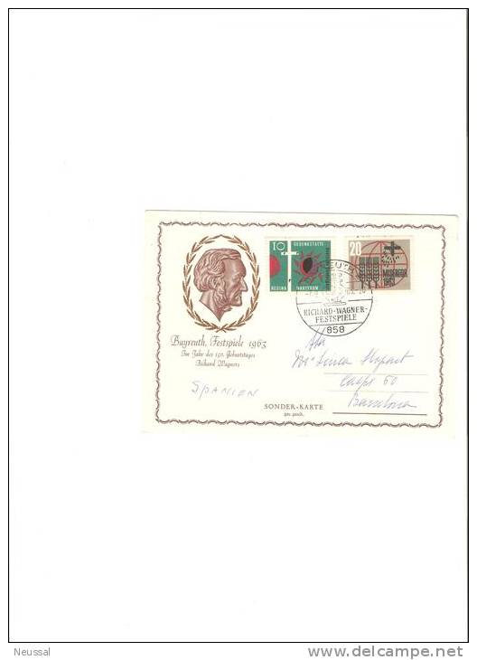 Tarjeta Postal 1963 - Storia Postale