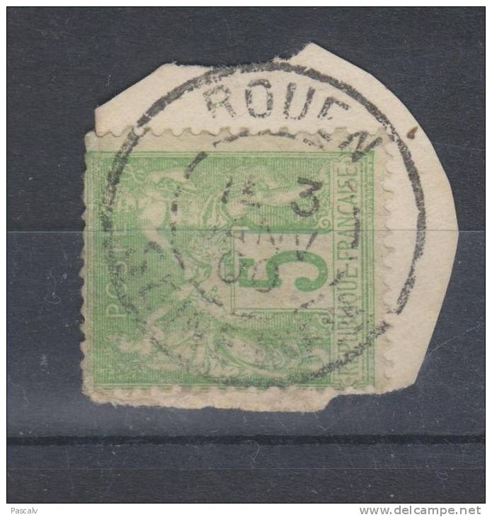 Yvert 102 Oblitéré Rouen - 1898-1900 Sage (Type III)