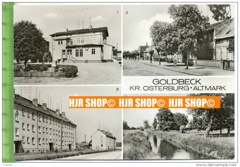 „Goldbeck, Kr. Osterburg-Altmark“ Um 1970/1980, Ansichtskarte  Ungebrauchte Karte - Osterburg