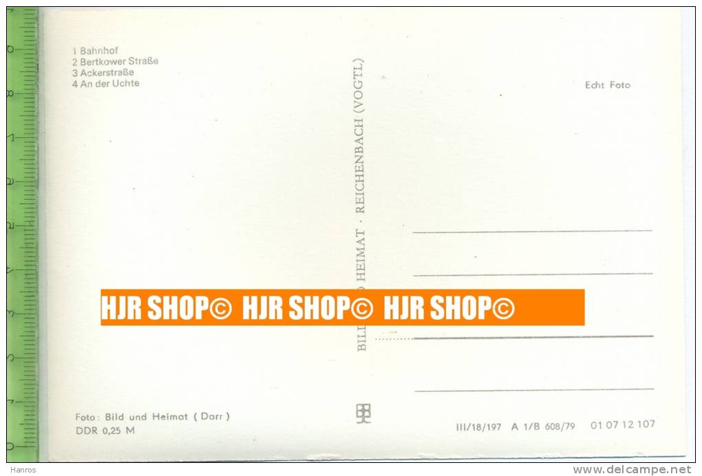 „Goldbeck, Kr. Osterburg-Altmark“ Um 1970/1980, Ansichtskarte  Ungebrauchte Karte - Osterburg