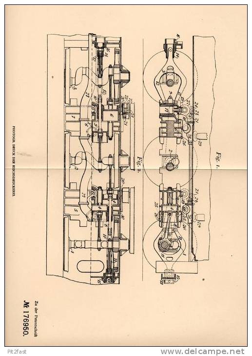 Original Patentschrift - Cecil Paget In Sutton Bonnington , England , 1905 , Lokomotive , Lok , Train !!! - Other & Unclassified