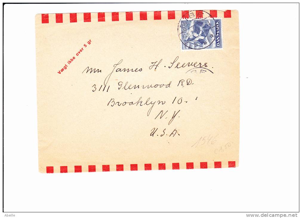 A1546  LETTRE  POUR  USA - Covers & Documents