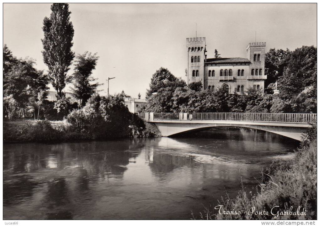 TREVISO 1956 PONTE GARIBALDI - Treviso