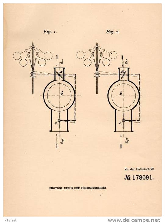 Original Patentschrift - Hugo Güldner In München , 1903 , Regelung Für Motoren , Explosionskraftmaschinen !!! - Trattori