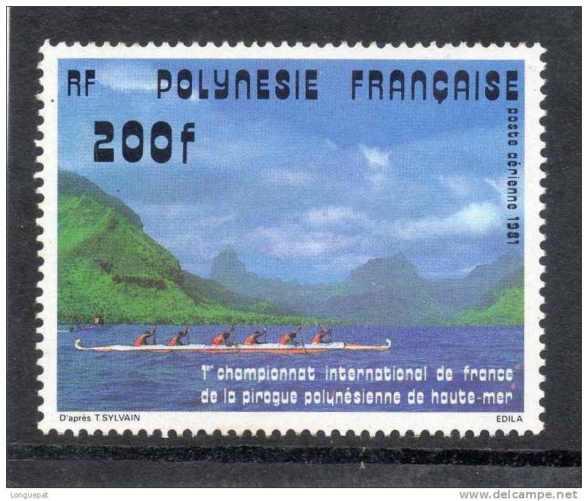 POLYNESIE Française : 1er Championnats Internationaux De France De La Pirogue Polynésienne De Haute-mer - Sport Nautique - Ongebruikt