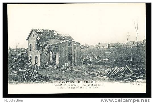 80 COMBLES / Les Ruines / - Combles