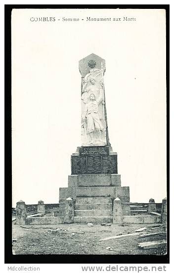 80 COMBLES / Monument Aux Morts / - Combles