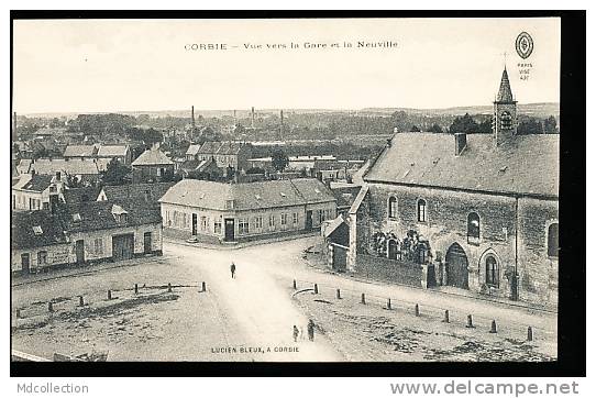 80 CORBIE / Vue Vers La Gare Et La Neuville / - Corbie