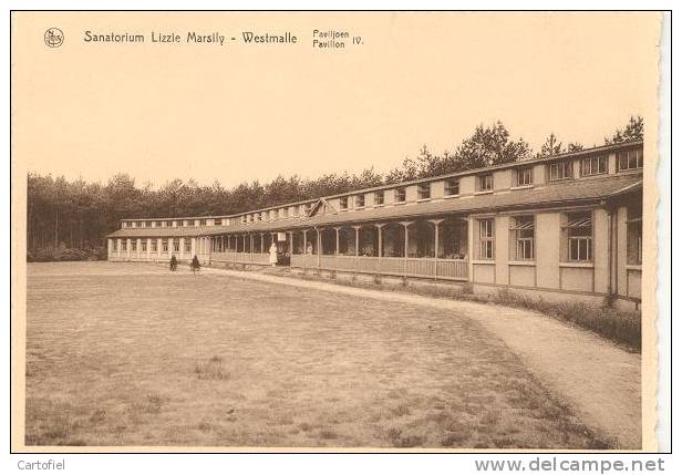 WESTMALLE-SANATORIUM LIZZIE MARSILY-WESTMALLE-PAVILJOEN IV-NIET VERZONDEN-ERN.THILL-BRUXELLES - Malle