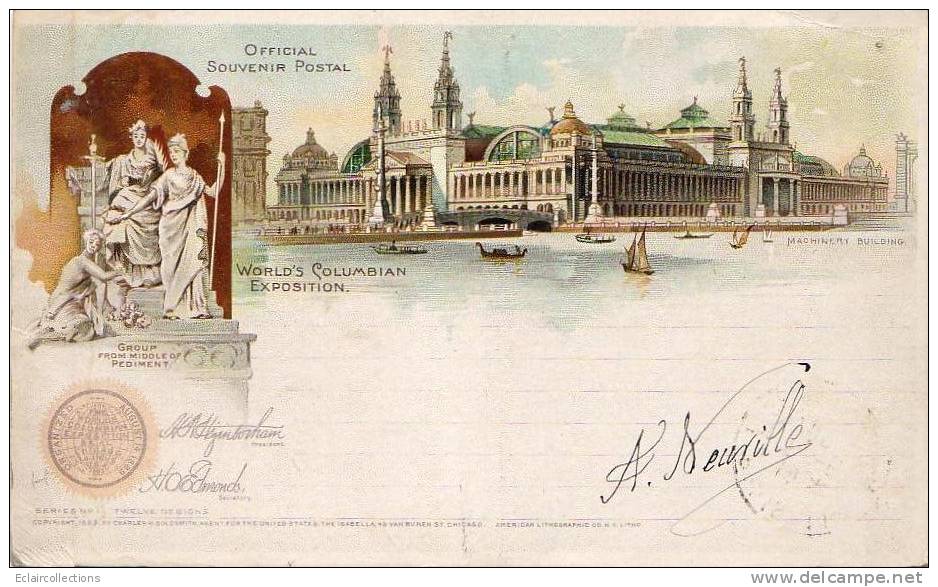 Worlds Colombian Exposition 1902 - Other & Unclassified