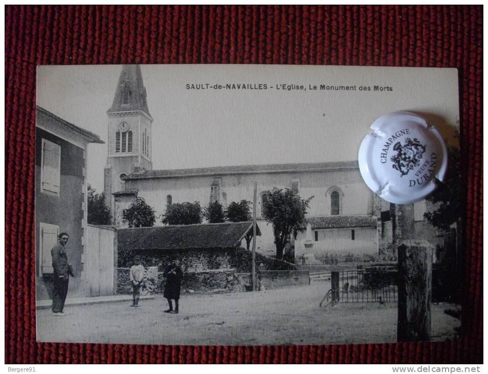 SAULT DE NAVAILLES PYRENEES ATLANTIQUES L EGLISE LE MONUMENT DES MORTS - Andere & Zonder Classificatie