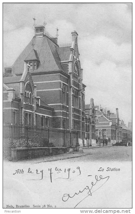 ATH - La Station - Circulée 1909 - Ath