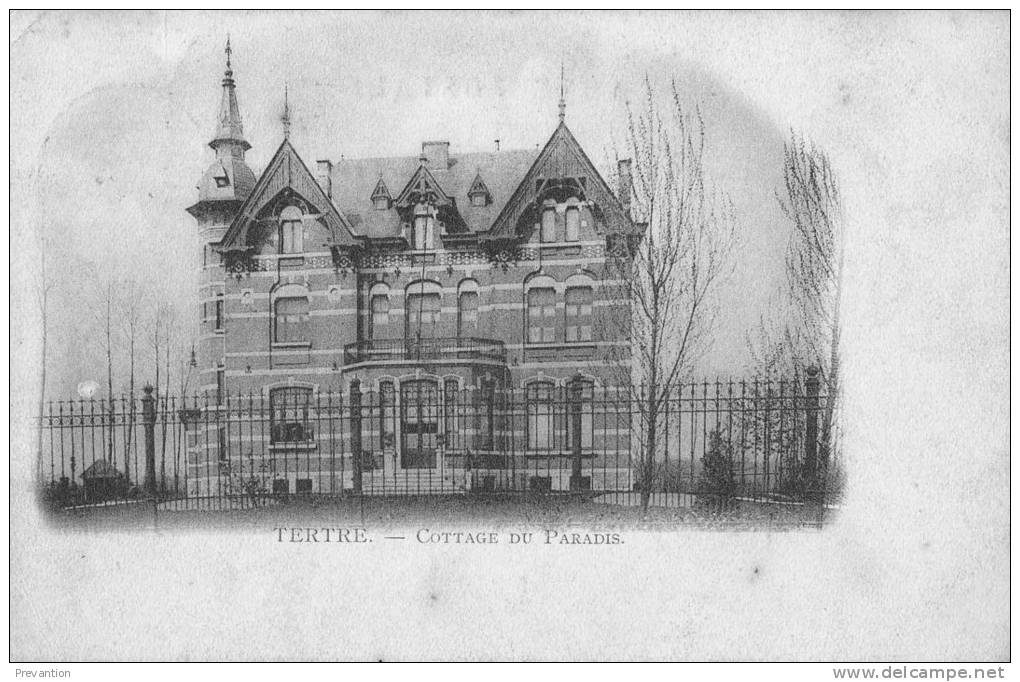 TERTRE - Cottage Du Paradis - Circulée 1910 - Saint-Ghislain