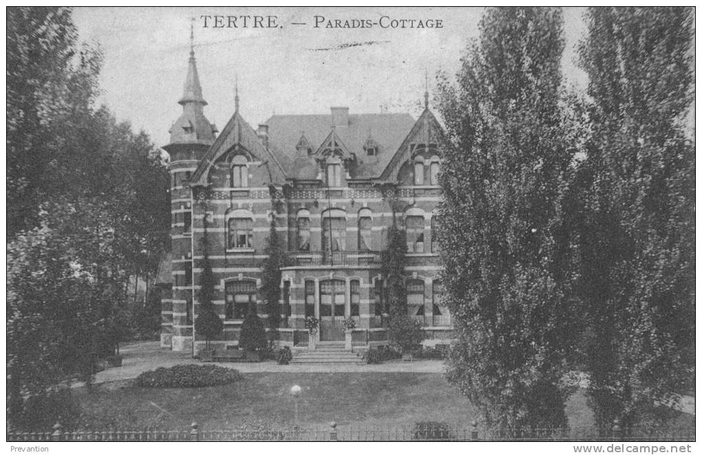 TERTRE - Paradis Cottage - Circulée  1910 - Saint-Ghislain