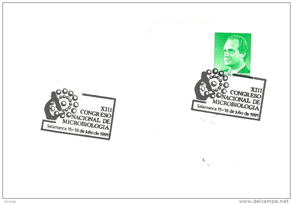 SPAIN. POSTMARK MICROBIOLOGY NATIONAL CONGRESS. SALAMANCA 1991 - Máquinas Franqueo (EMA)