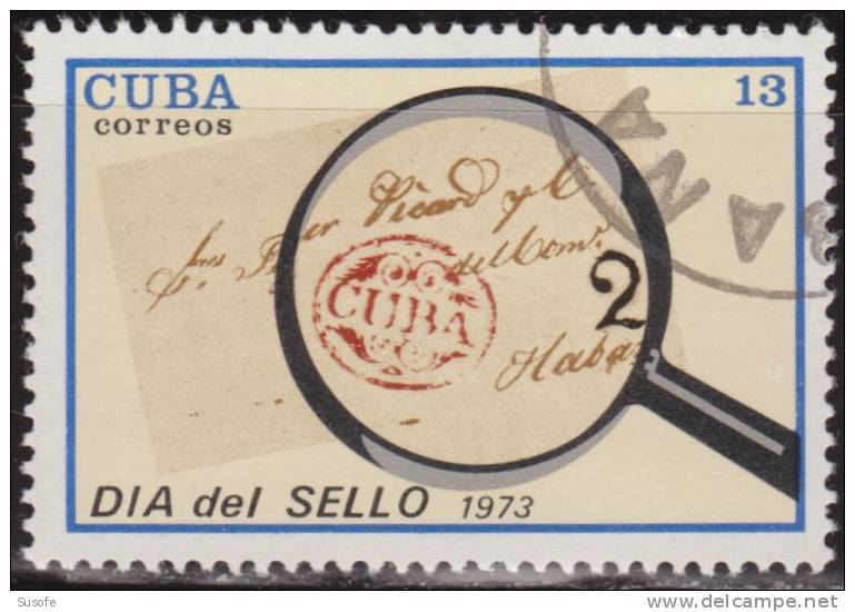 Cuba 1973 Scott 1796 Sello * Dia Del Sello Santiago De Cuba Michel 1871 Yvert 1672 Stamps Timbre Briefmarke Kuba - Ungebraucht