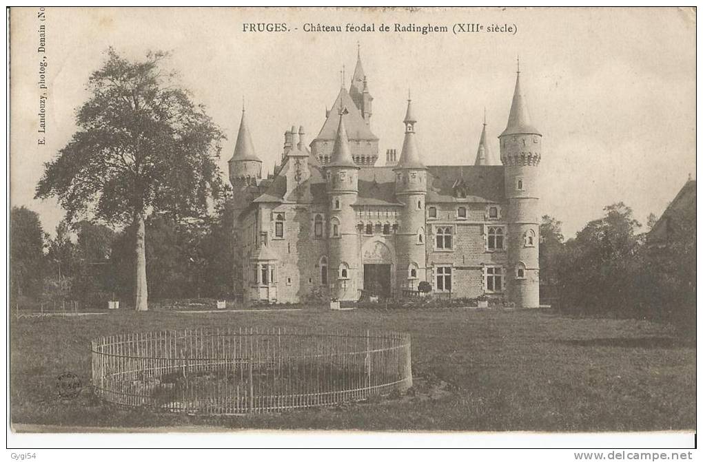 CPA 1904 Fruges       CHATEAU FEODAL DE RADINGHEM - Fruges