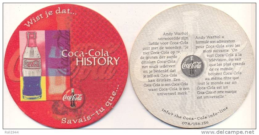 #D03-046 Viltje Coca-Cola - Sous-bocks