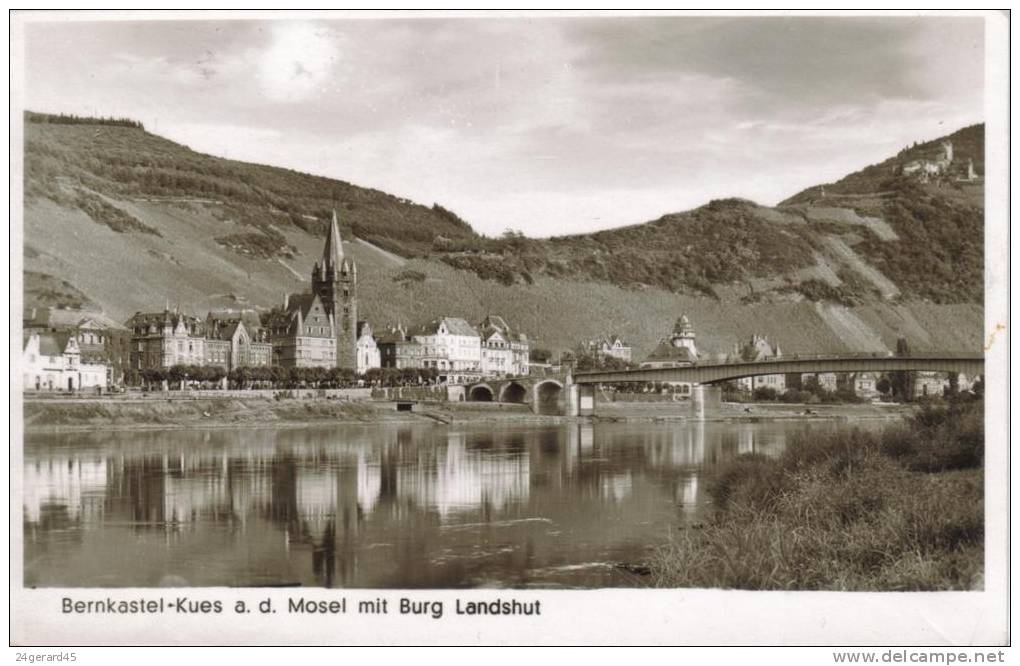 CPSM BERNKASTEL-KUES (Allemagne-Rhénanie Palatinat) - An Der Mosel Mit Burg Landshut - Bernkastel-Kues