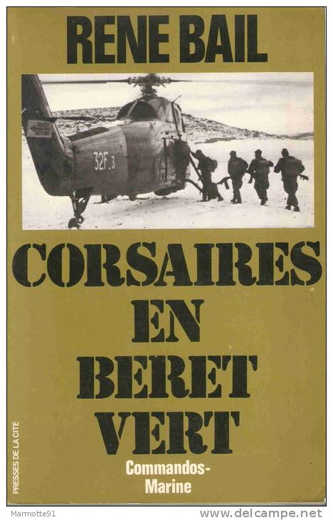 CORSAIRES BERET VERT COMMANDO MARINE KIEFFER FFL LIBERATION INDOCHINE ALGERIE - Français