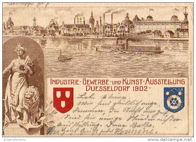 Allemagne  Dusseldorf   Exposition 1902 - Duesseldorf