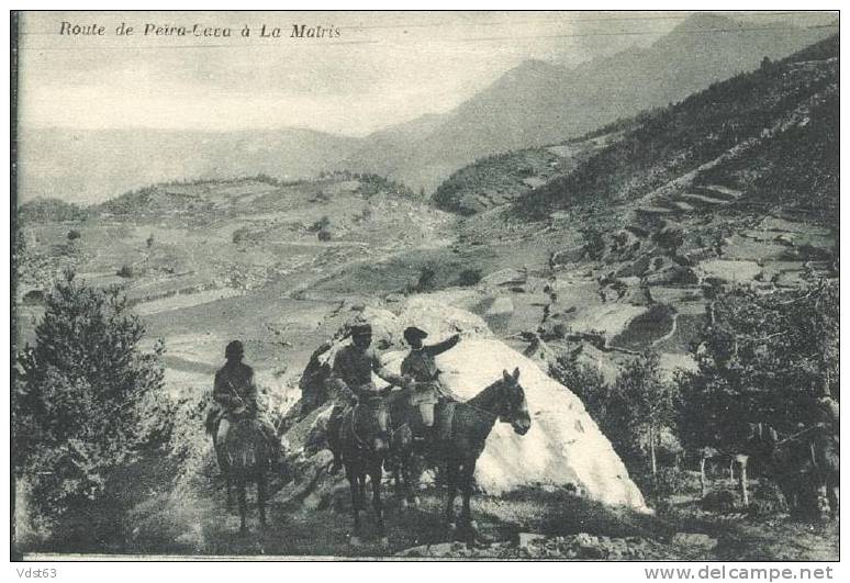 06 Route De Peira Cava à La Mairis Chasseurs Alpins Militaires - Lucéram - Lucéram