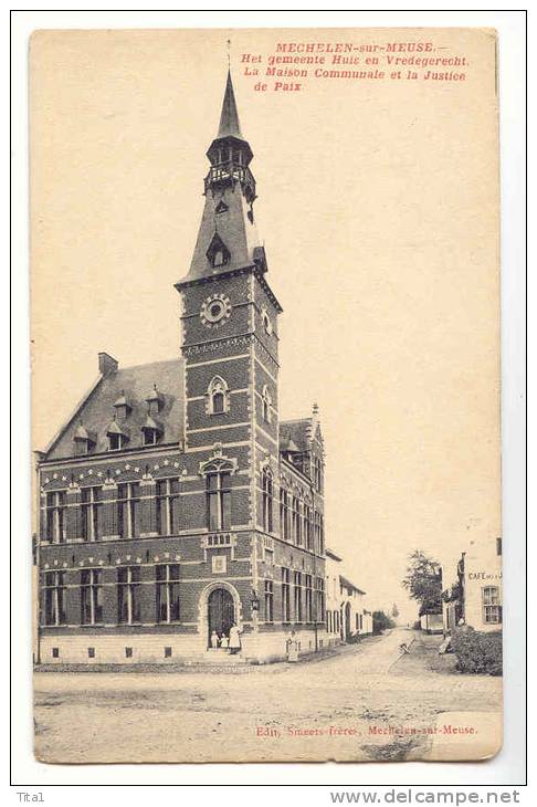 D9624 - Mechelen -sur-Meuse - La Maison Communale Et La Justice De Paix - Maasmechelen