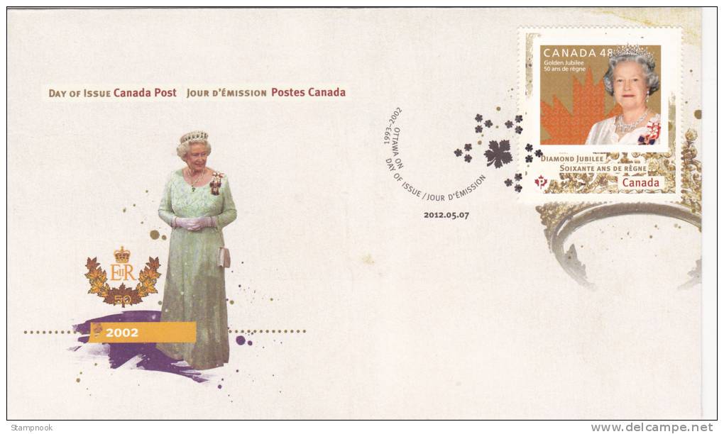 Canada QE II Jubilee 5th Decade FDC - 2011-...