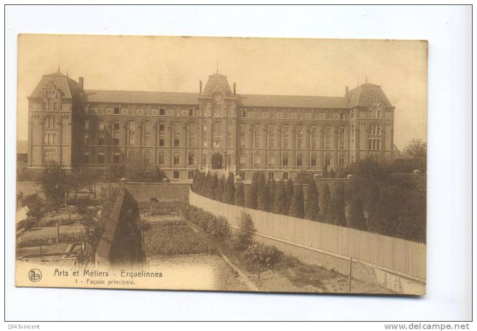 C 7392 - ERQUELINNES - BELGIQUE  - Facade Principale  - Belle CPA - - - Erquelinnes