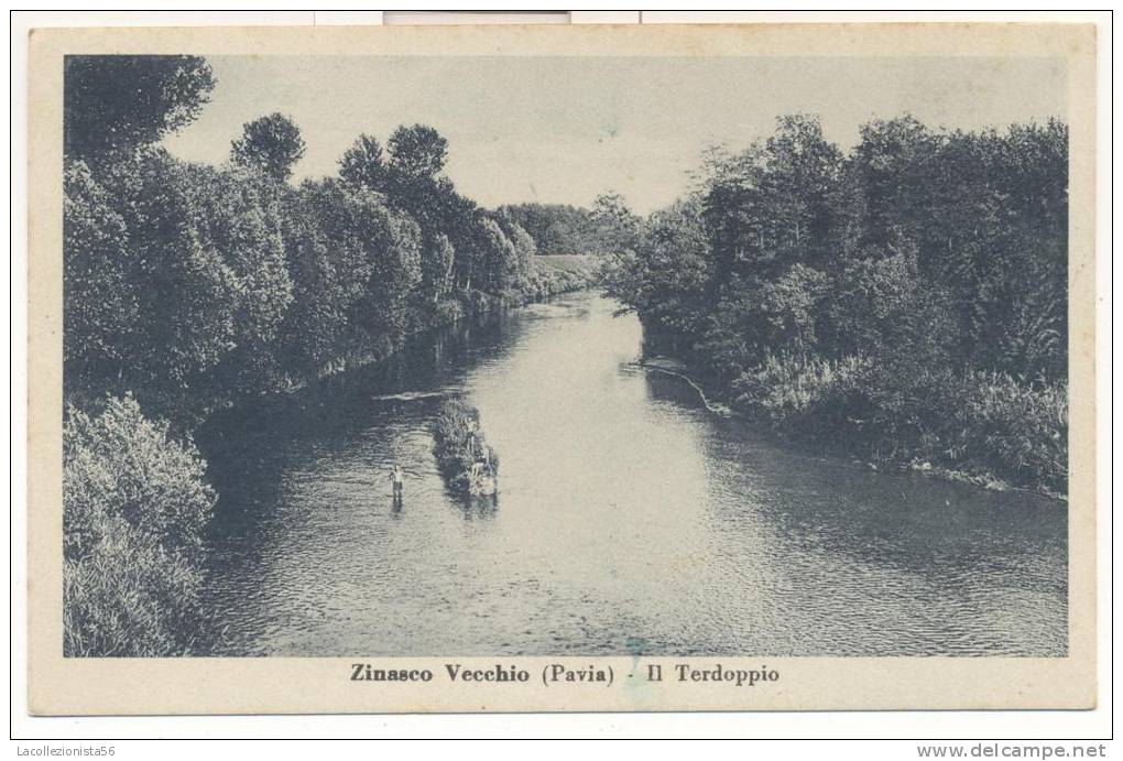 2288-ZINASCO VECCHIO(PAVIA)-IL TERDOPPIO-ANIMATA-1945-FP - Pavia