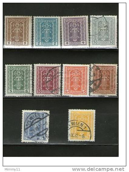 Lotto 01-FINE ´800 & Primi \´900.............AUSTRIA ...6......serie..... - Unused Stamps