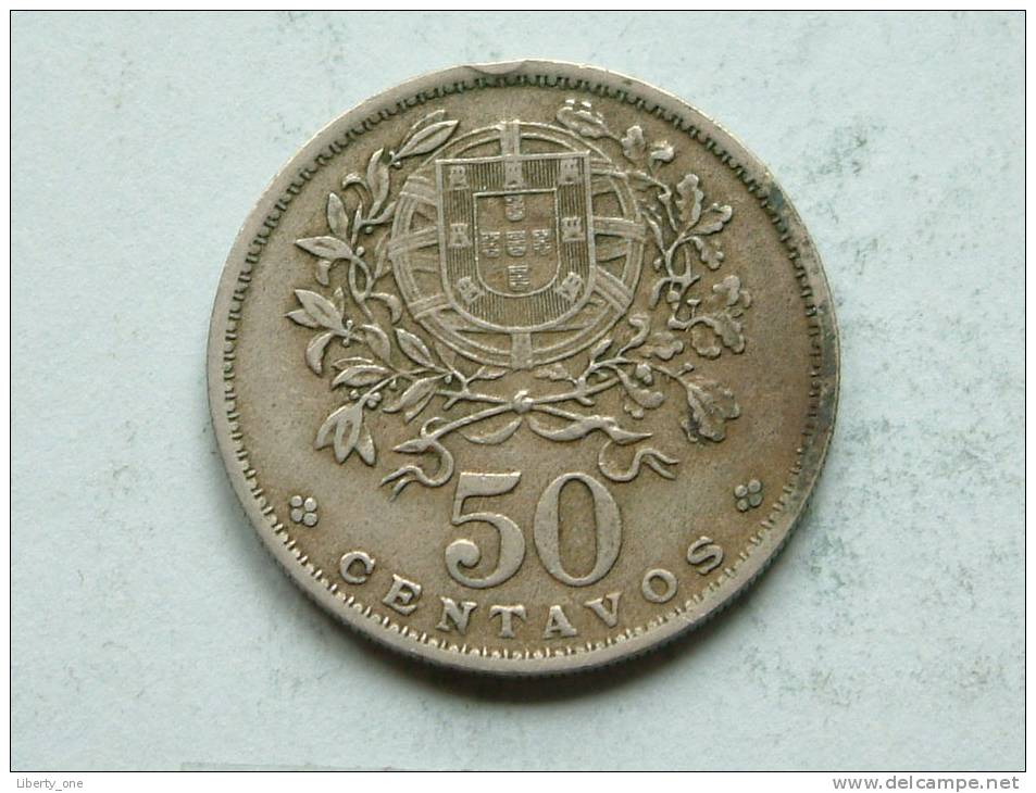 1956 - 50 CENTAVOS / KM 577 ( Uncleaned Coin - For Grade, Please See Photo ) !! - Portugal