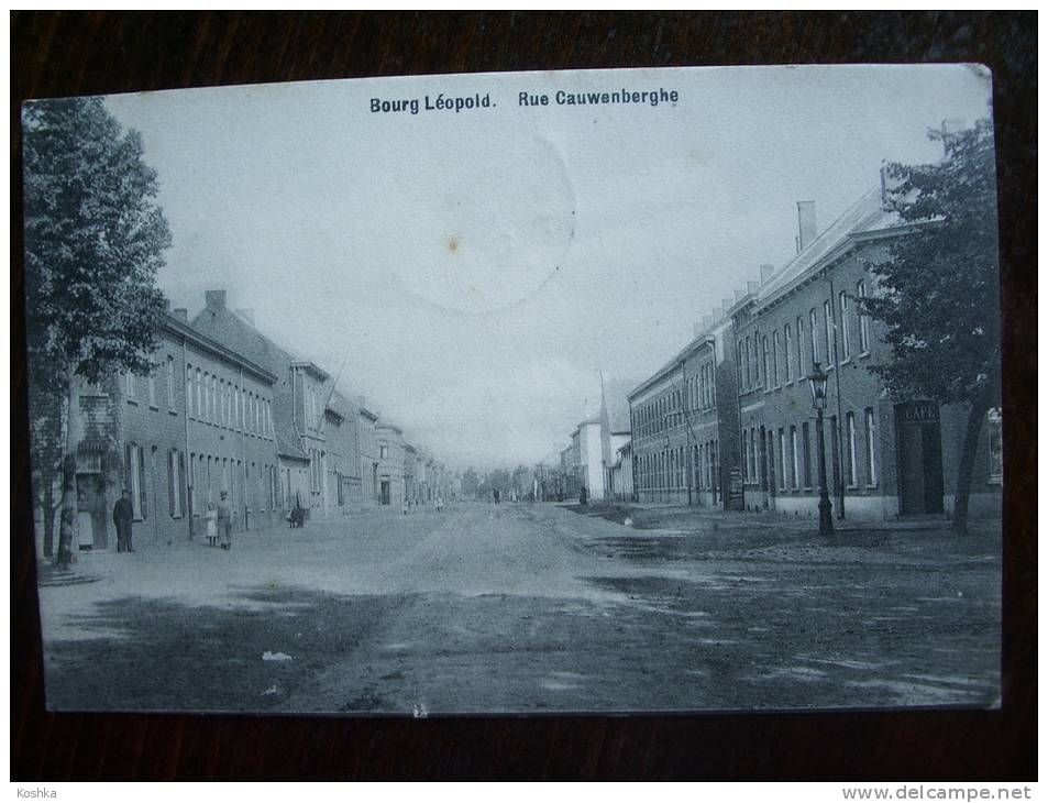 LEOPOLDSBURG - 1911 - Cauwenberghe Straat - Mondelaers - Lot 197 - Leopoldsburg