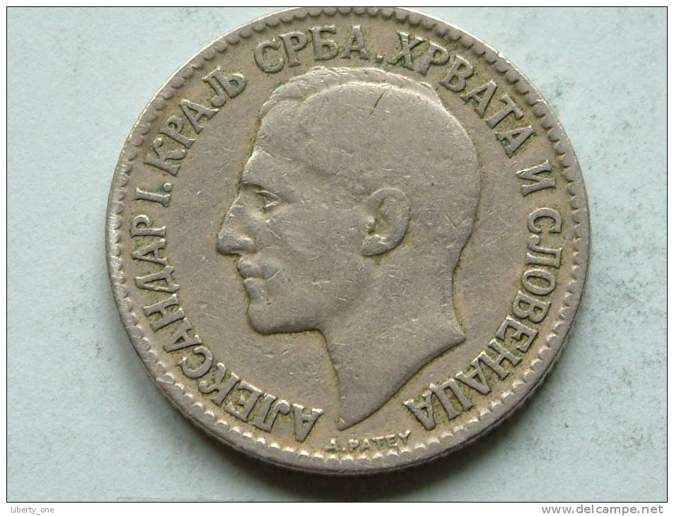 1925 - 2 DINARA / KM 6 ( Uncleaned Coin - For Grade, Please See Photo ) !! - Yougoslavie